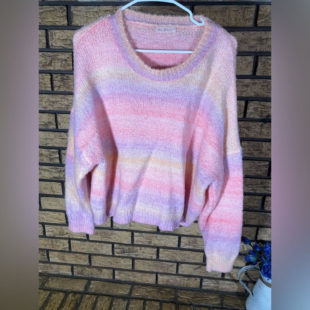 Ces femme pastel pink oversized sweater‎